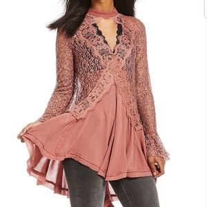 SOLDFree People Tell Tale Lace Top